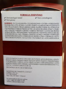 revitalift ingredients oreal loreal cream exhaustive quite list